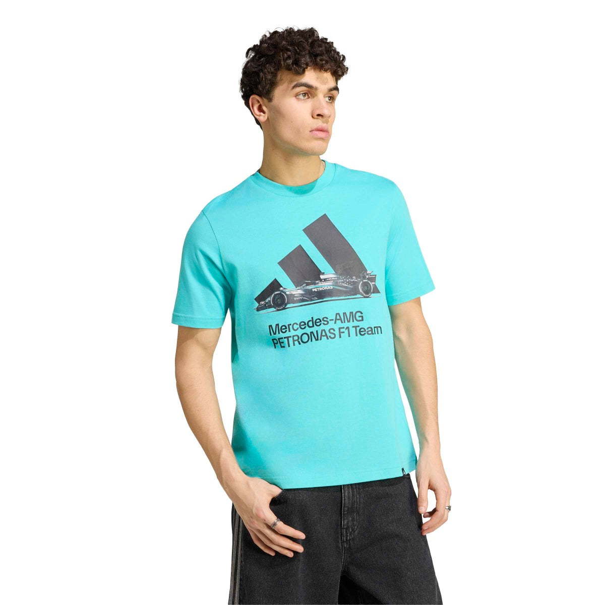 adidas Men's Mercedes-Amg Petronas Formula 1 Team Graphic Tee-2