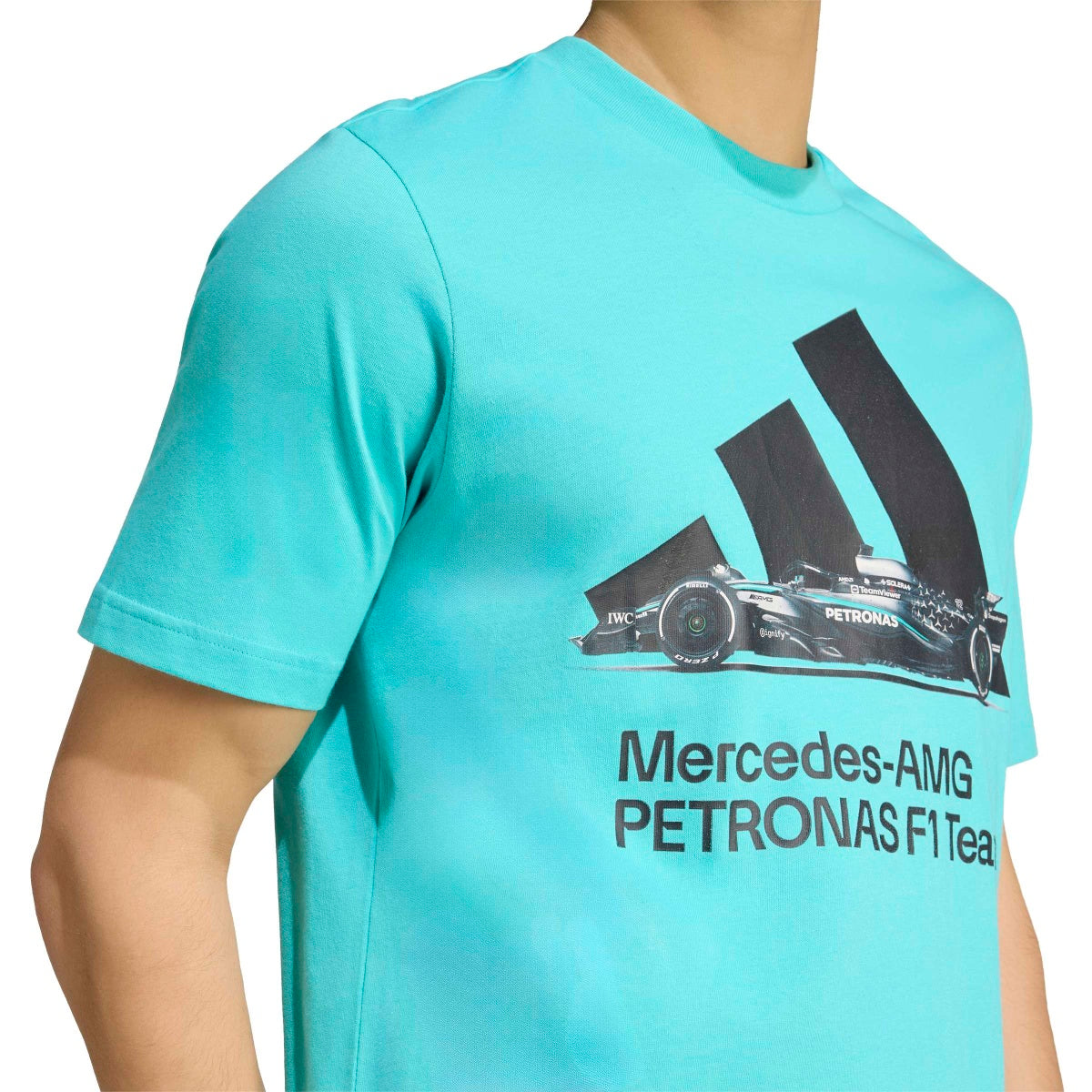 adidas Men's Mercedes-Amg Petronas Formula 1 Team Graphic Tee-5