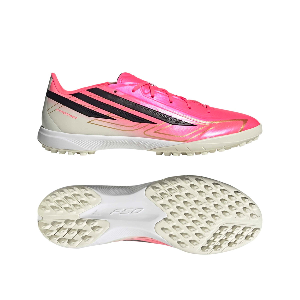 adidas Adult F50 Hyperfast League Turf Soccer Cleats-9