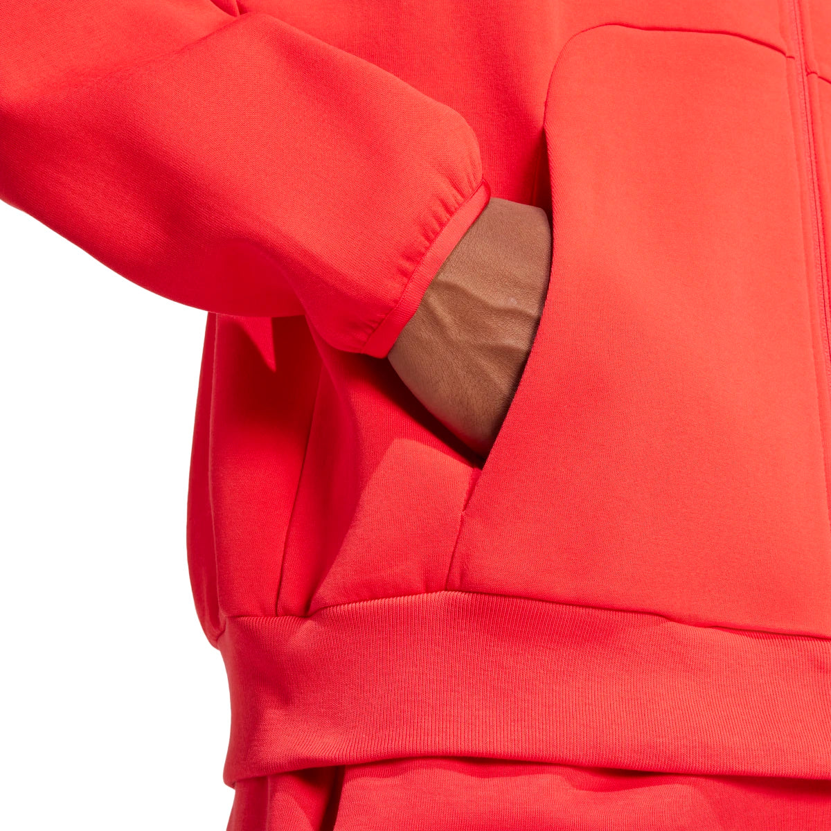 adidas Men's Future Icons Full-Zip Hoodie Mens Apparel Sweatshirts & Fleece