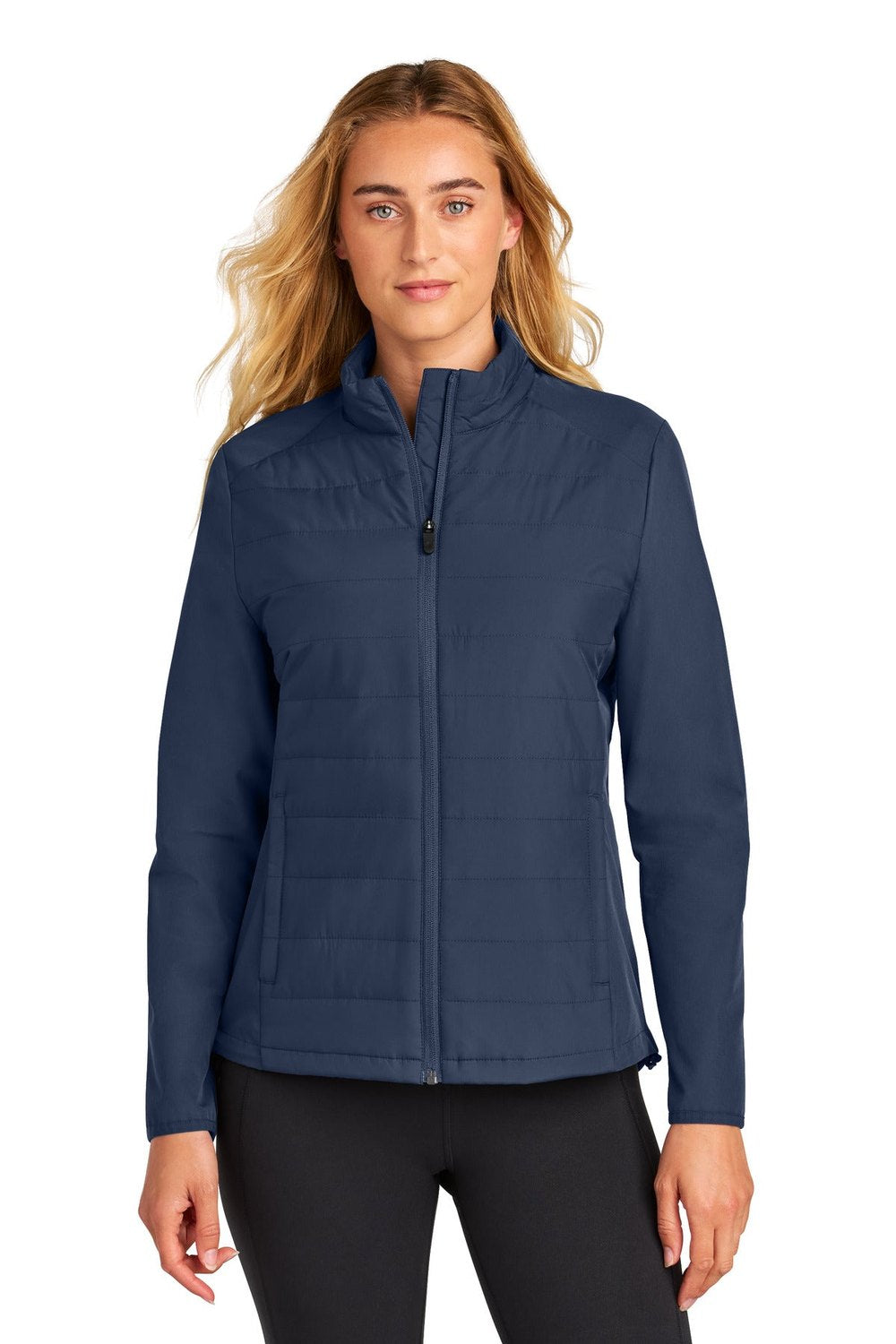 Sport-Tek Women's Teknical Hybrid Jacket LST940 Womens Apparel Jackets & Vests