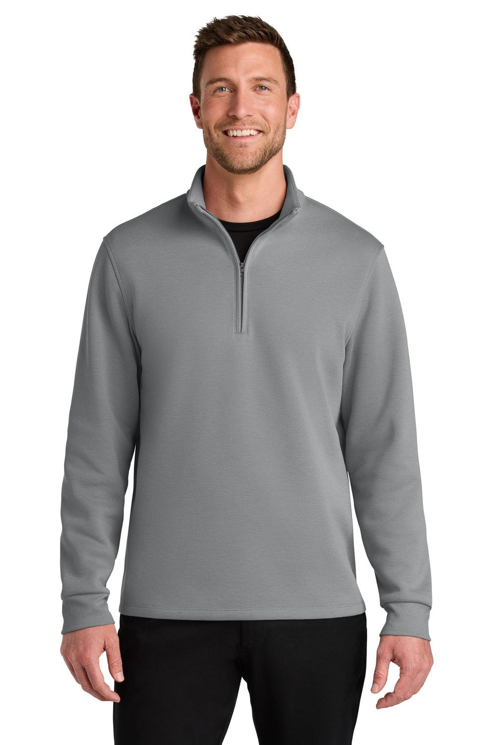 Port Authority Men's Wearever Signature Double Pique 1/4-Zip K210 Mens Apparel Sweatshirts & Fleece