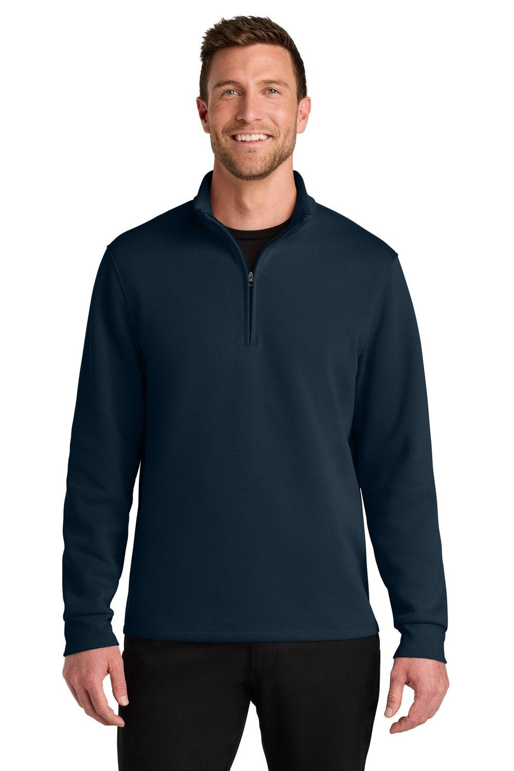 Port Authority Men's Wearever Signature Double Pique 1/4-Zip K210 Mens Apparel Sweatshirts & Fleece