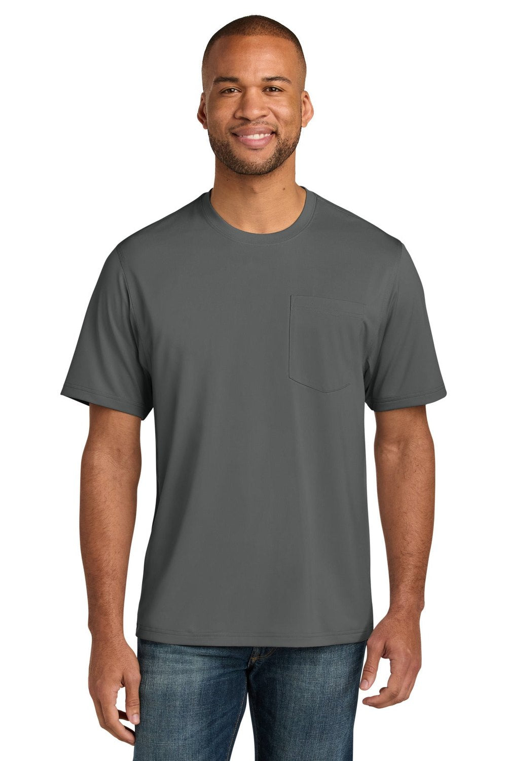 CornerStone Men's Workwear Pro Short Sleeve Pocket Tee CS440P Mens Apparel Shirts & Tops