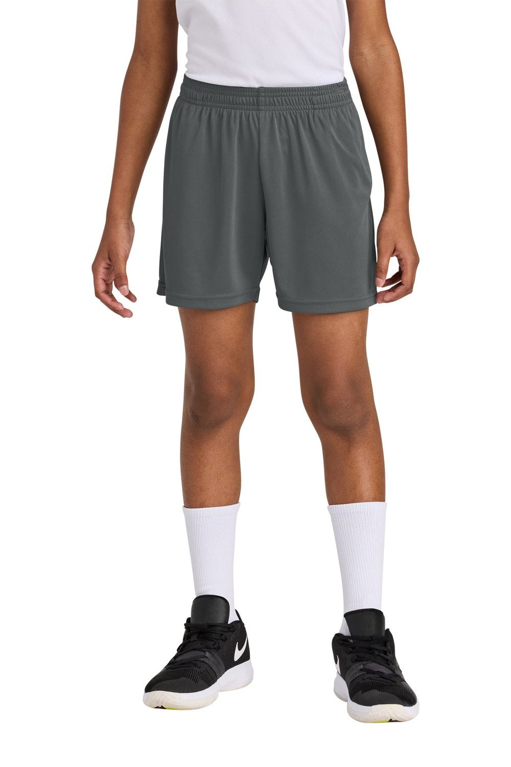 Sport-Tek Youth PosiCharge Competitor 5' Pocketed Short YST349P Youth Apparel Pants & Shorts