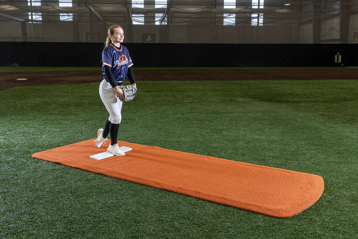 Portolite Baseball Pro Spiked Game Mat with No Lines-1