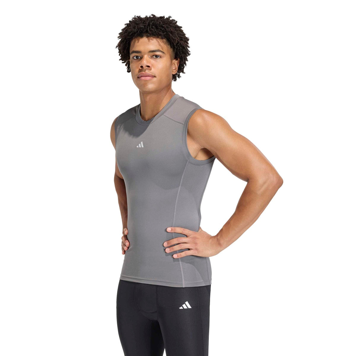 adidas Men's Techfit Compression Sleeveless T-Shirt-6