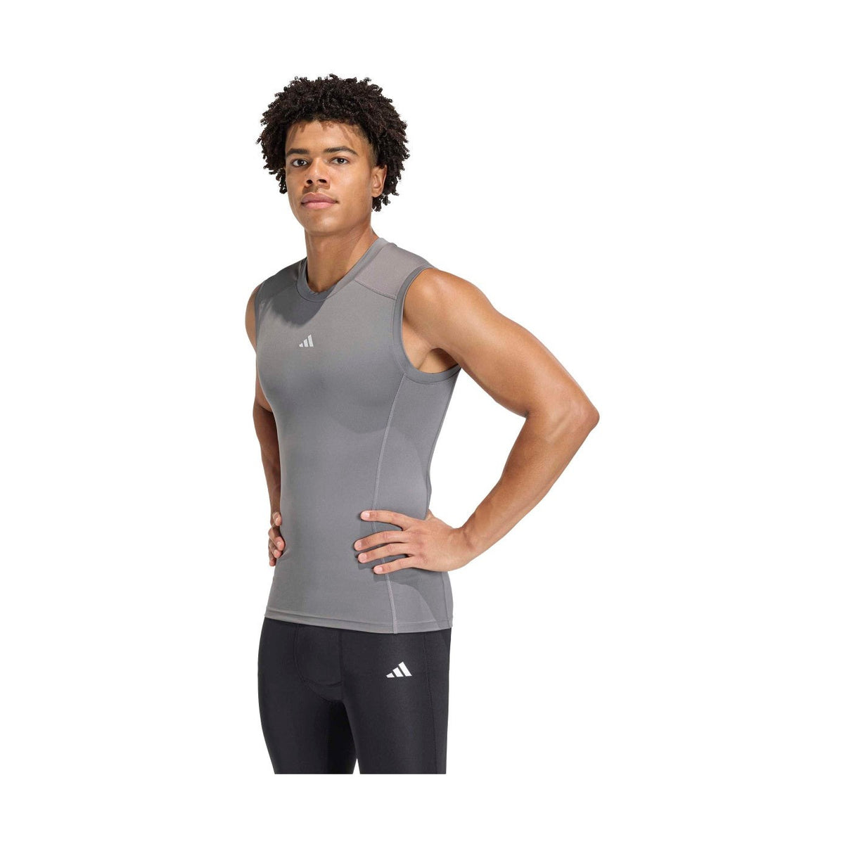 adidas Men's Techfit Compression Sleeveless T-Shirt-6