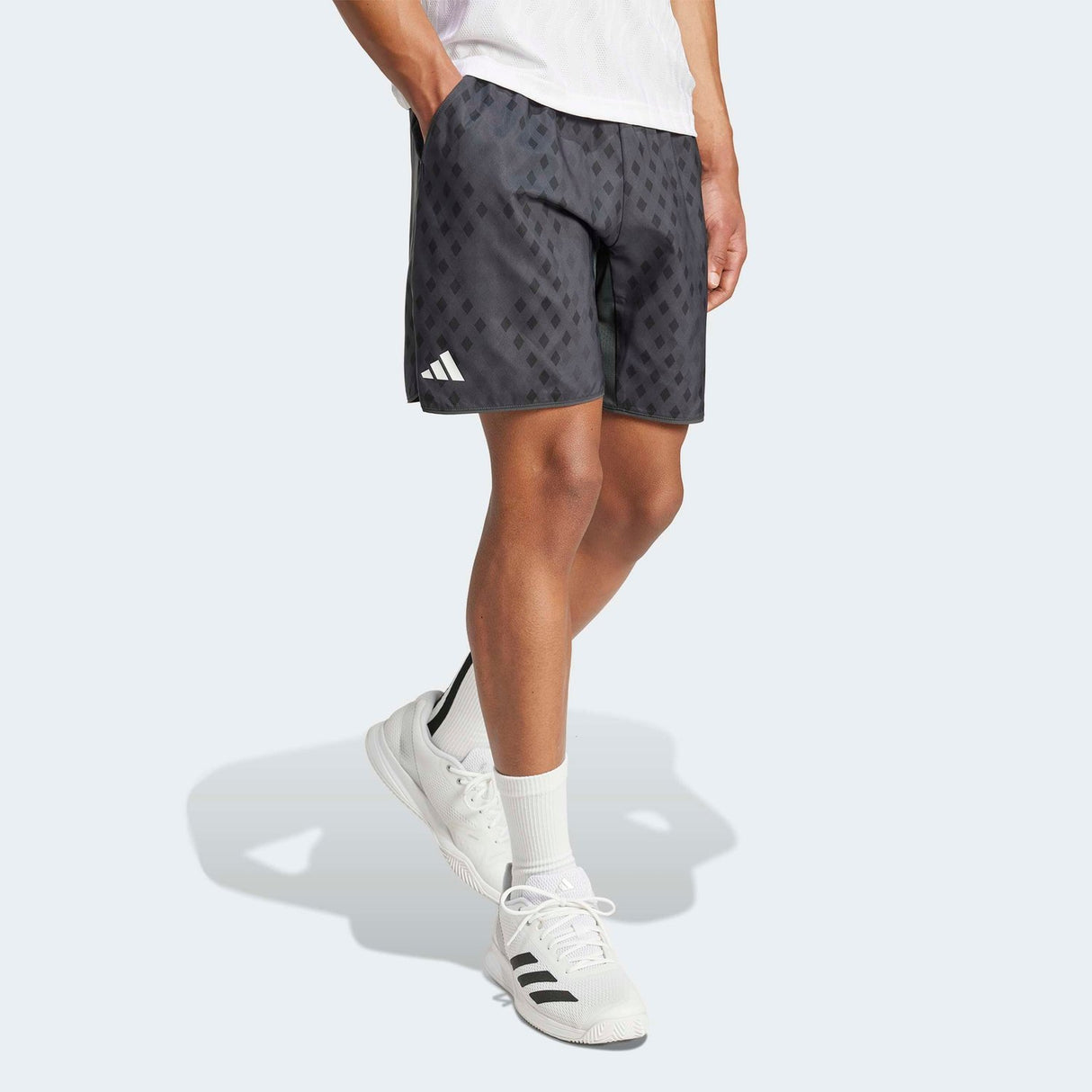 adidas Men's Club Tennis Climacool Graphic Shorts Tennis & Racquet Apparel All