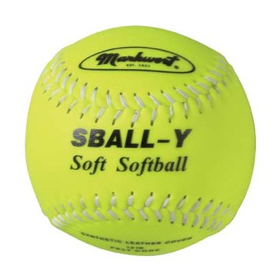 Markwort Soft 12" Yellow Softball - Dozen