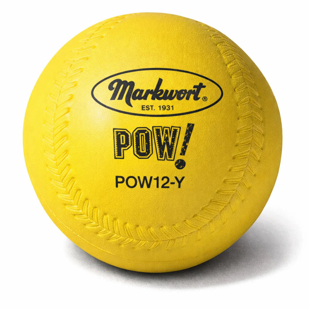 Markwort 12" Pow! Softball - Yellow
