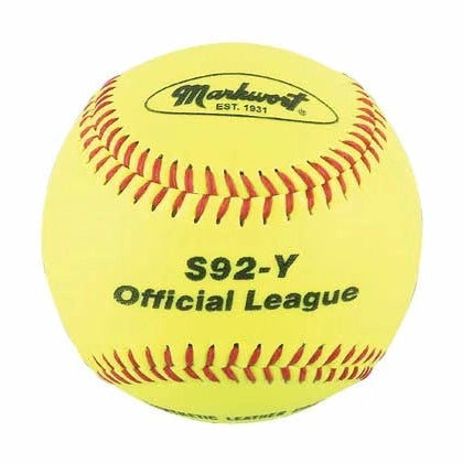 Markwort Syn Cover Cork/Rubber Core Yellow Baseball