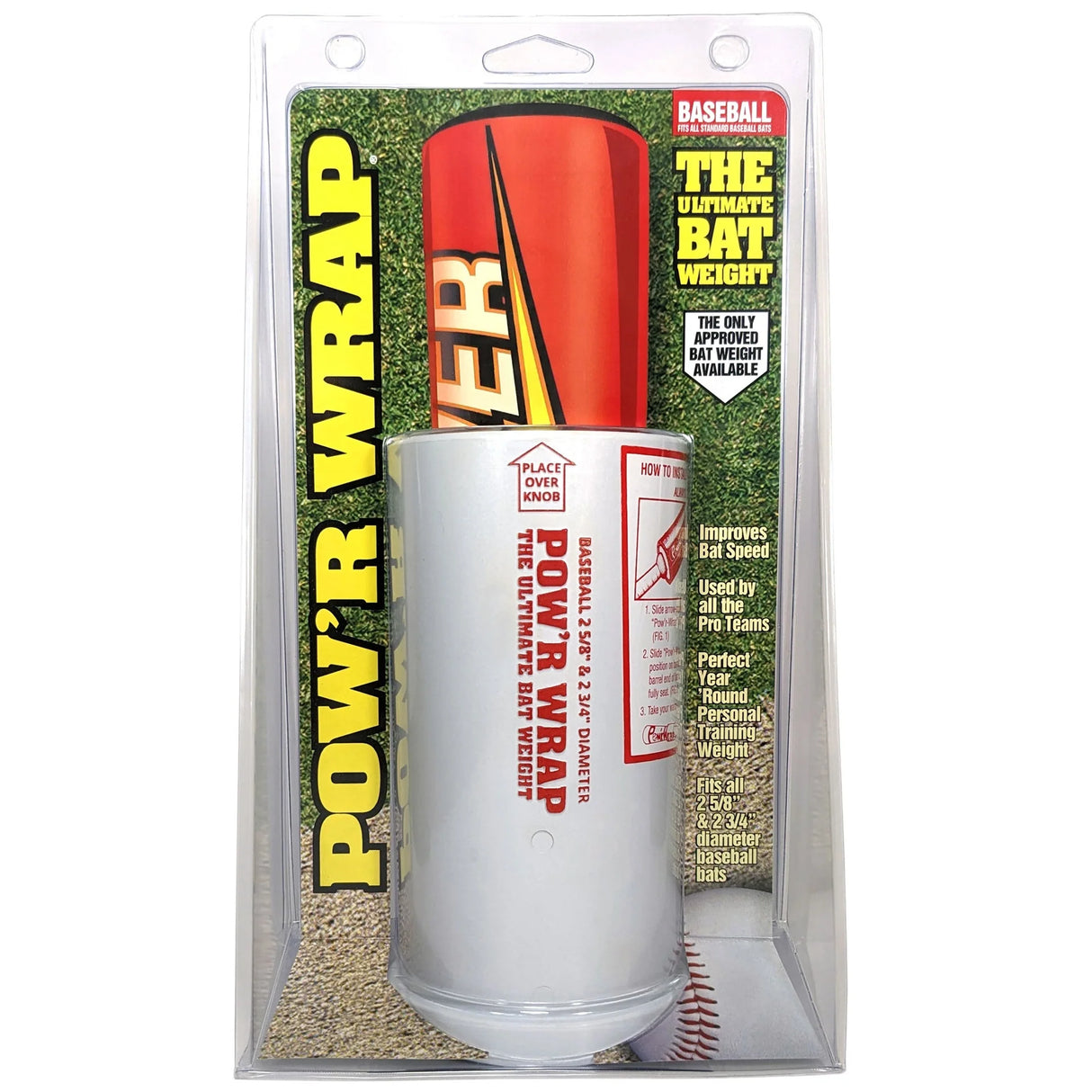 Markwort Pow'r Wrap Baseball Bat Weight 24 oz.-1