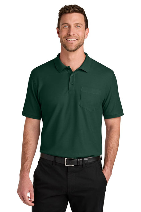 Port Authority Men's Wearever Signature Pique Pocket Polo K200P Mens Apparel Shirts & Tops