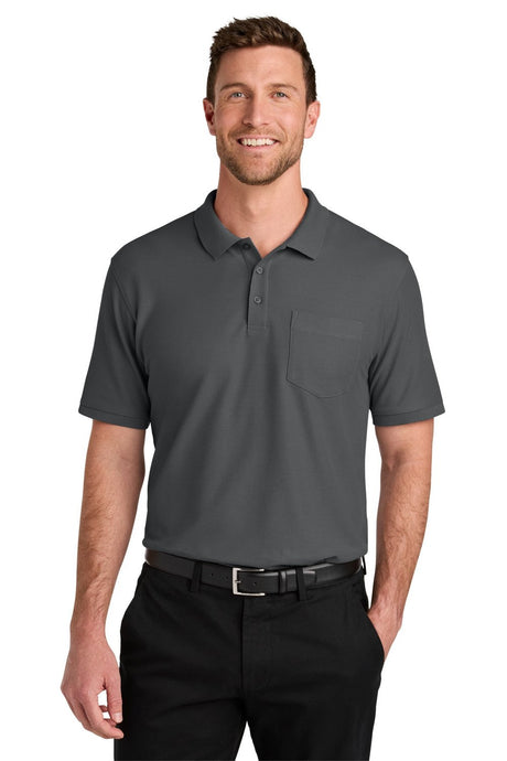 Port Authority Men's Wearever Signature Pique Pocket Polo K200P Mens Apparel Shirts & Tops