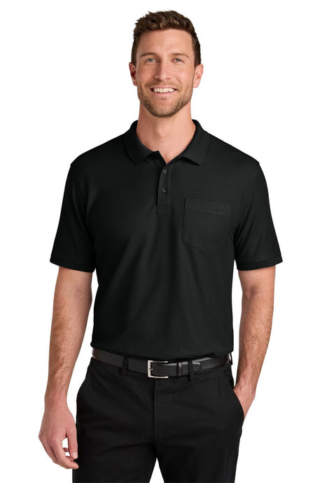 Port Authority Men's Wearever Signature Pique Pocket Polo K200P Mens Apparel Shirts & Tops