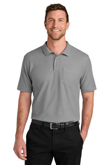Port Authority Men's Wearever Signature Pique Pocket Polo K200P Mens Apparel Shirts & Tops