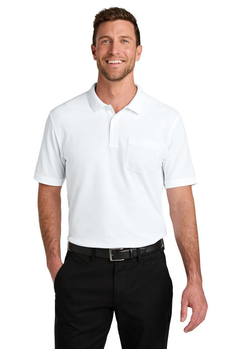 Port Authority Men's Wearever Signature Pique Pocket Polo K200P Mens Apparel Shirts & Tops