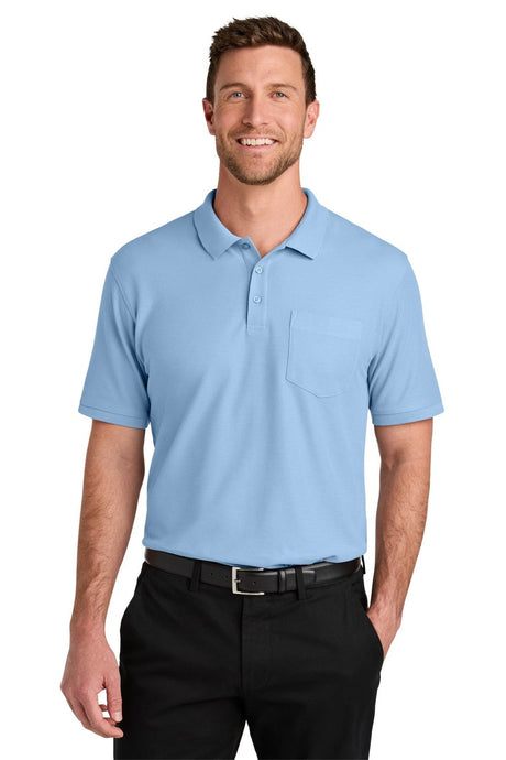 Port Authority Men's Wearever Signature Pique Pocket Polo K200P Mens Apparel Shirts & Tops