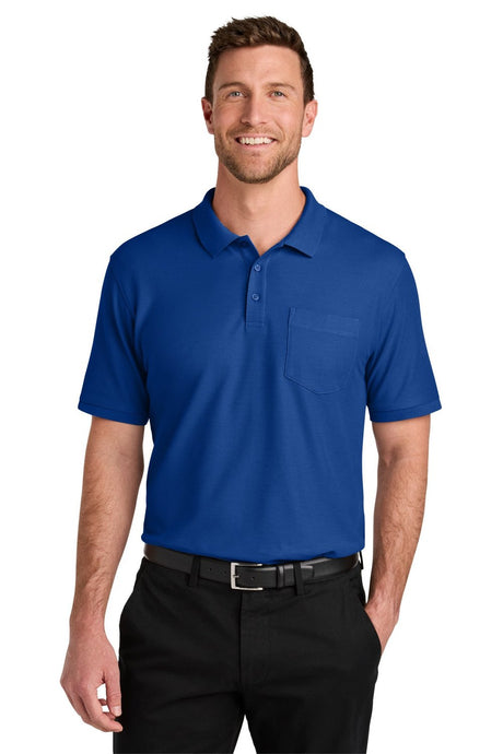 Port Authority Men's Wearever Signature Pique Pocket Polo K200P Mens Apparel Shirts & Tops