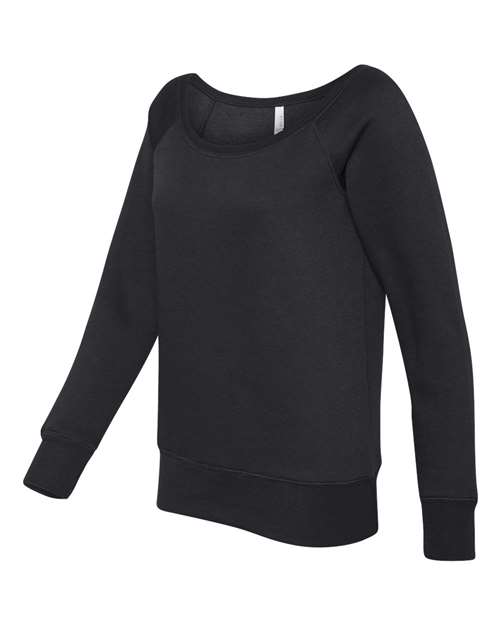BELLA + CANVAS Women's Sponge Fleece Wide-Neck Sweatshirt BC7501 Womens Apparel Sweatshirts & Fleece