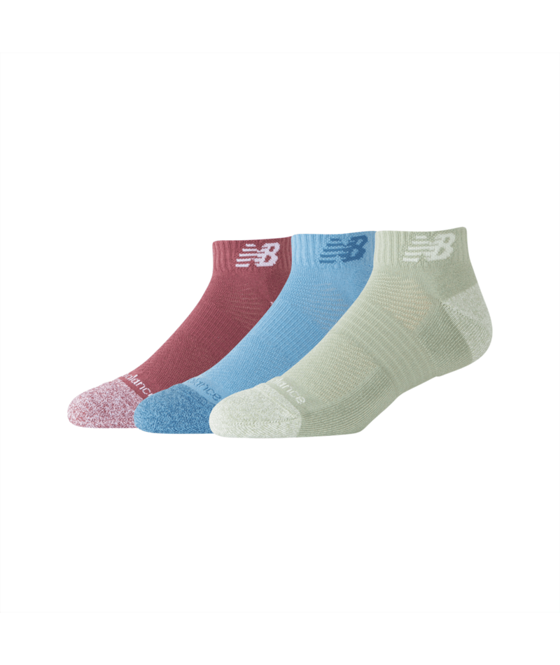 New Balance Active Low Cut Socks 3 Pack Unisex Accessories Socks