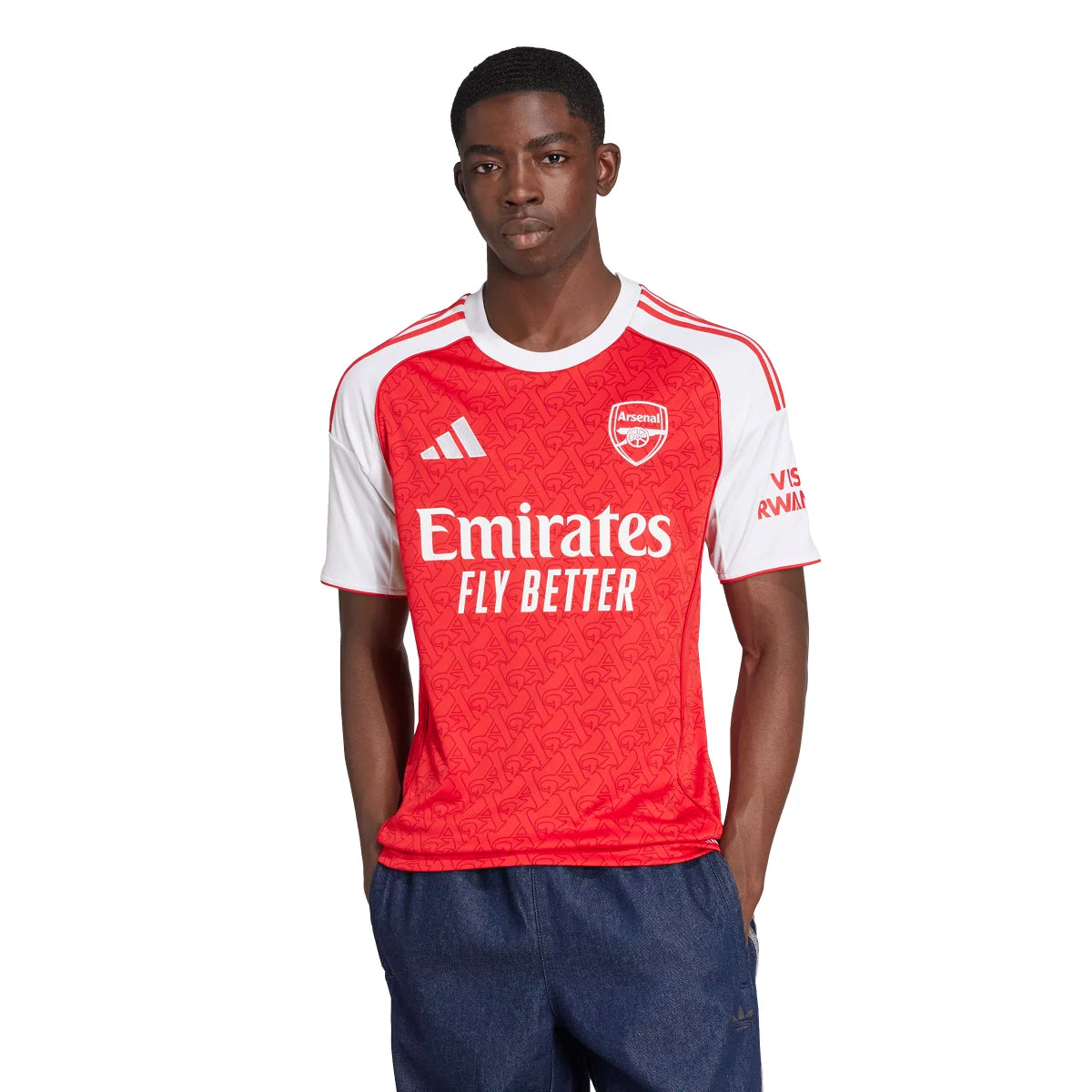 adidas Men's Arsenal 25/26 Home Jersey Soccer Uniforms & Apparel All