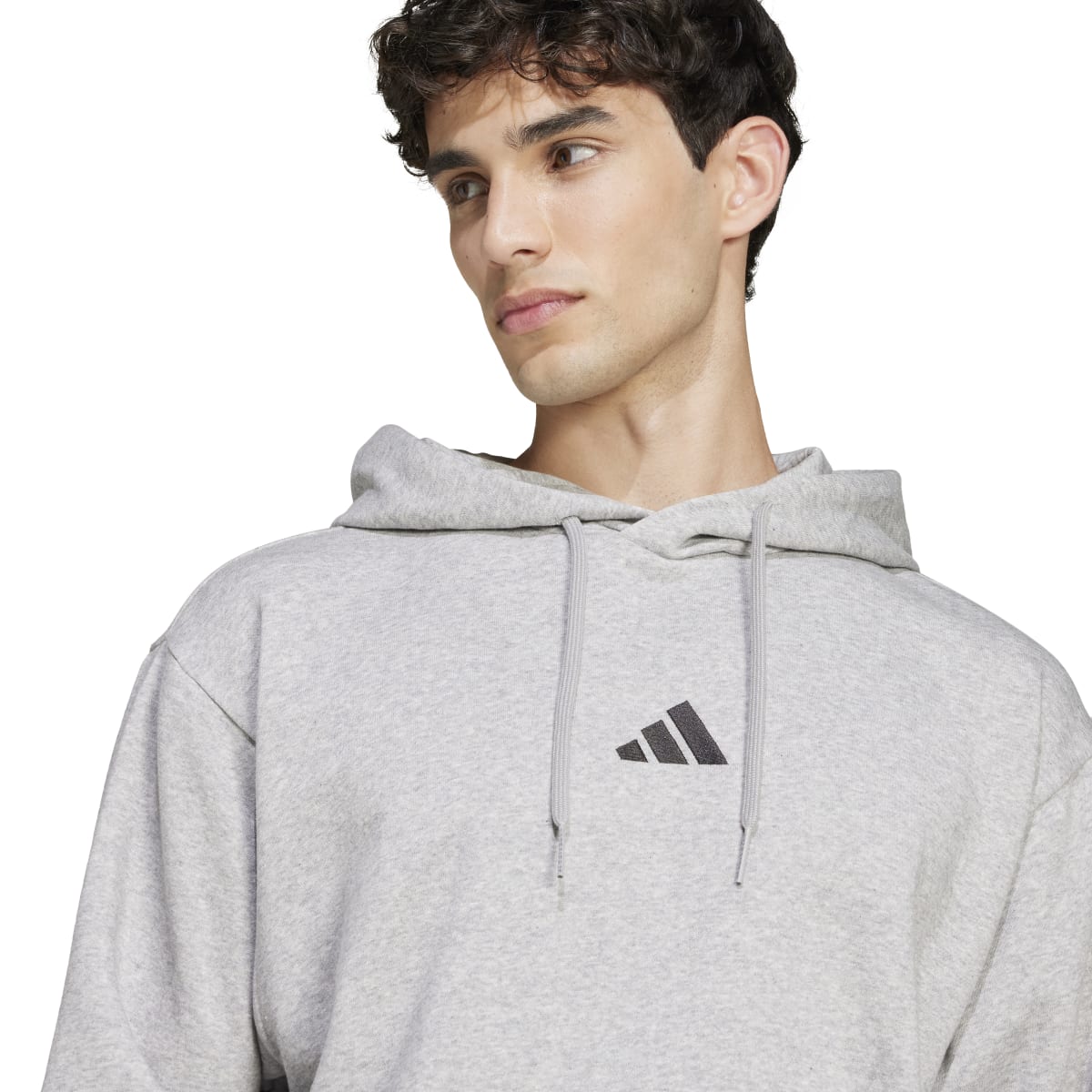 adidas Men's Essentials Feelcozy Fleece Hoodie (Tall)-4