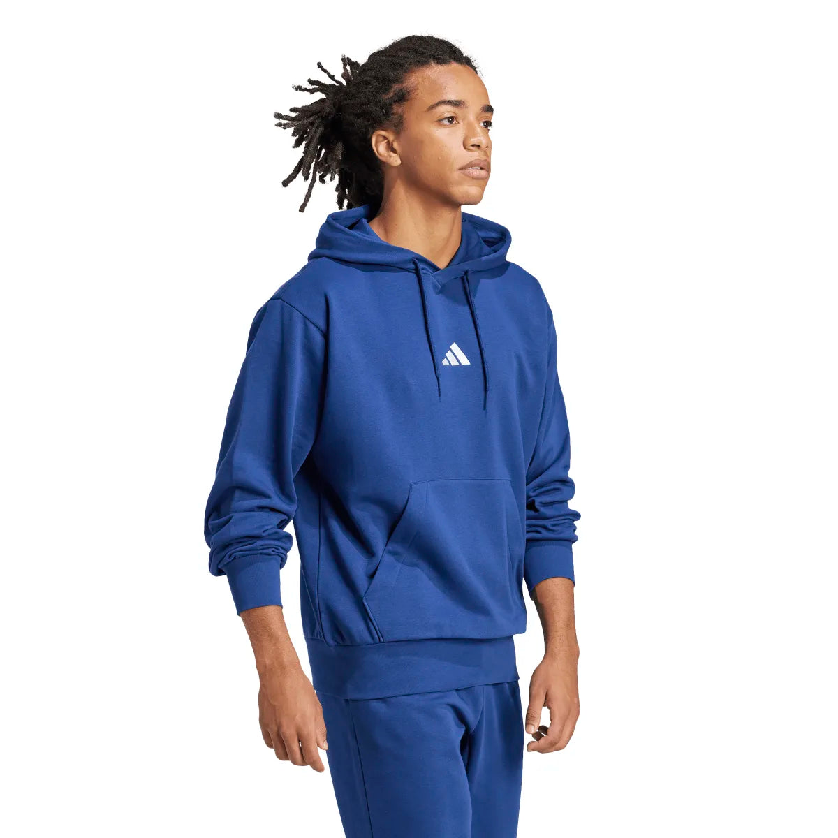 adidas Men's Essentials Feelcozy Fleece Hoodie Tall Mens Apparel Sweatshirts & Fleece