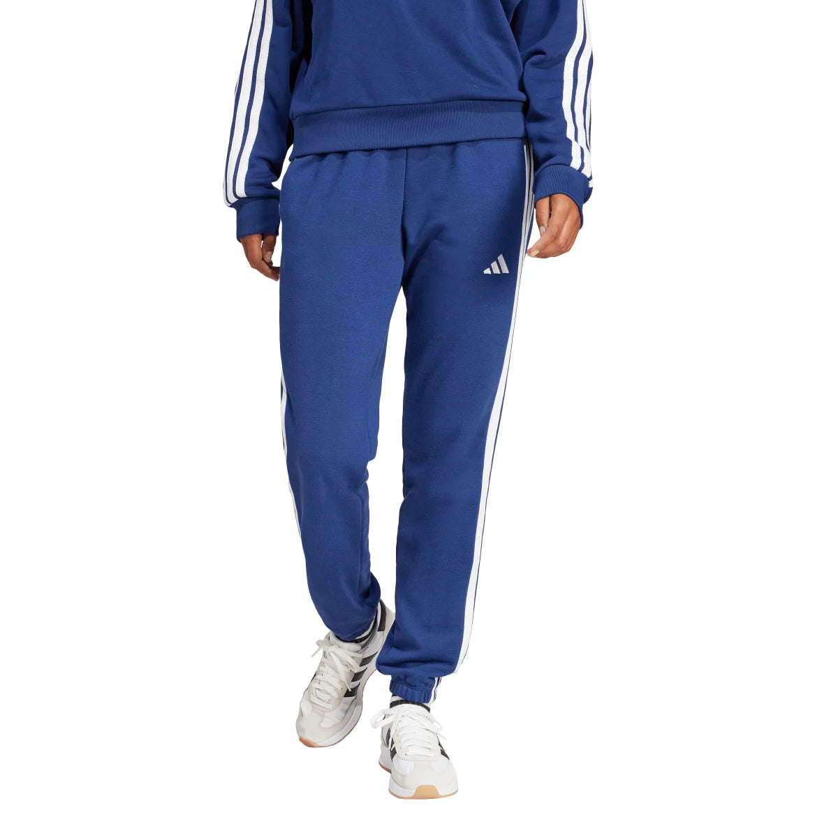 adidas Women's Essentials 3-Stripes French Terry Cuffed Joggers Womens Apparel Pants & Sweatpants