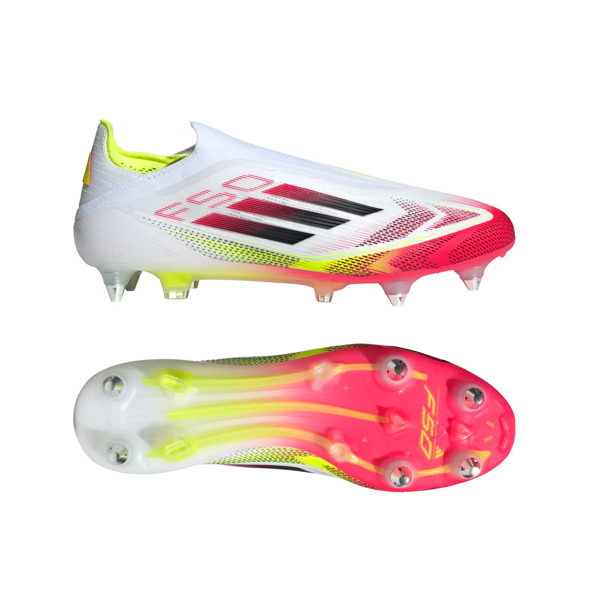 adidas Men's F50 Elite Laceless Soft Ground Soccer Cleats Soccer Footwear Adult