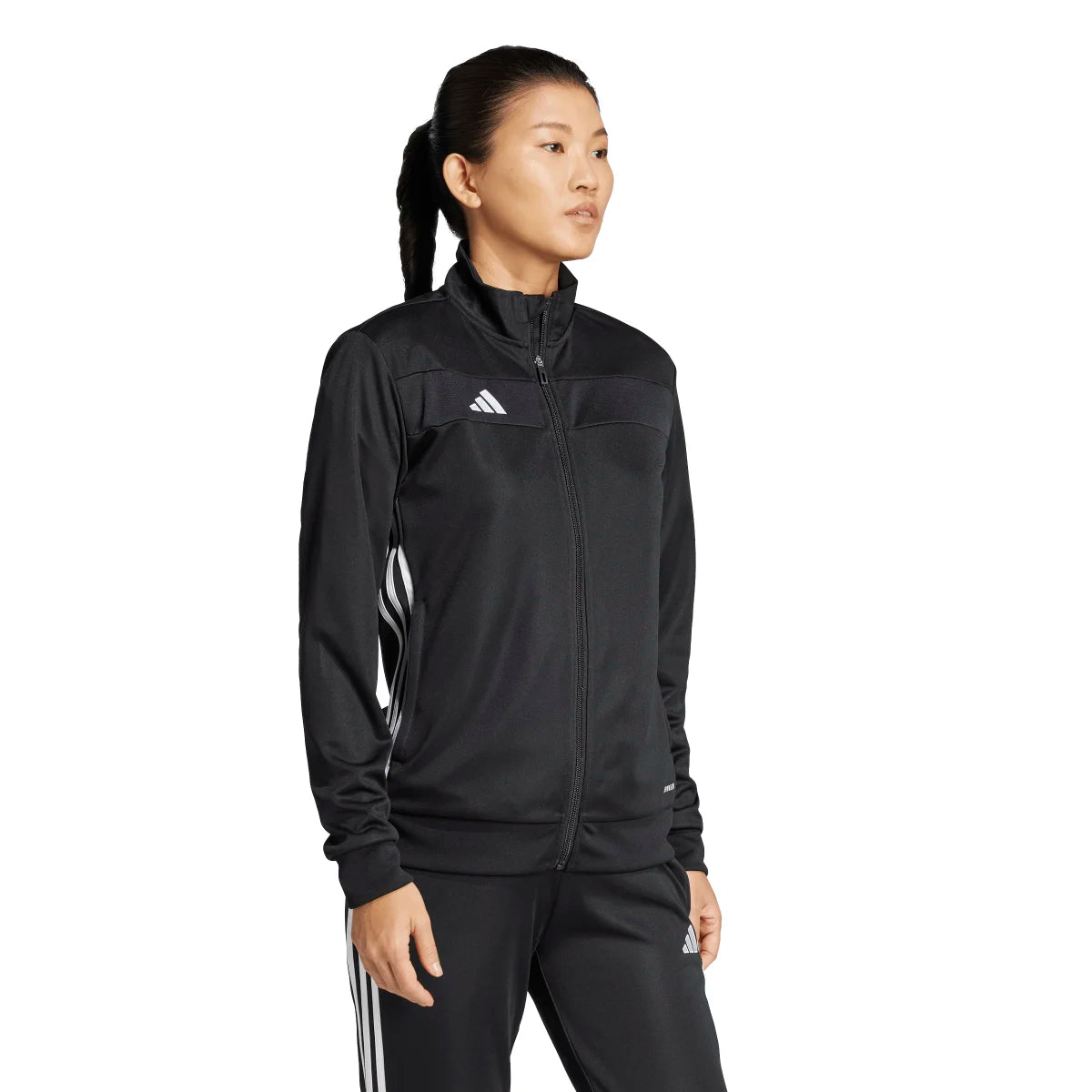 adidas Women's Tiro 25 Essentials Training Track Jacket Womens Apparel Jackets & Vests