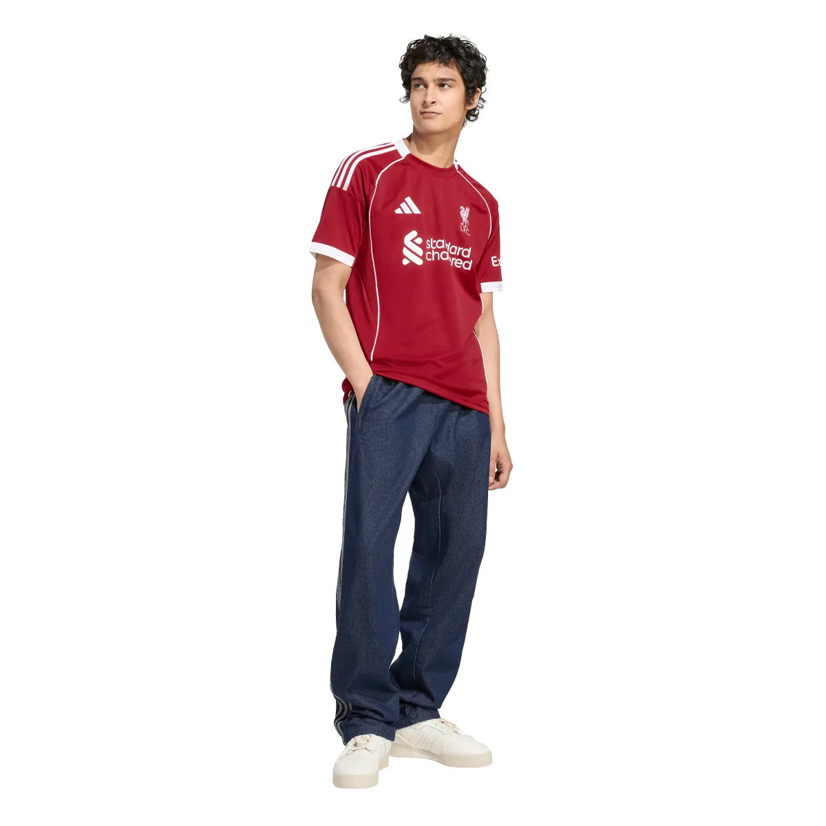 adidas Men's Liverpool FC 25/26 Home Jersey Soccer Uniforms & Apparel All