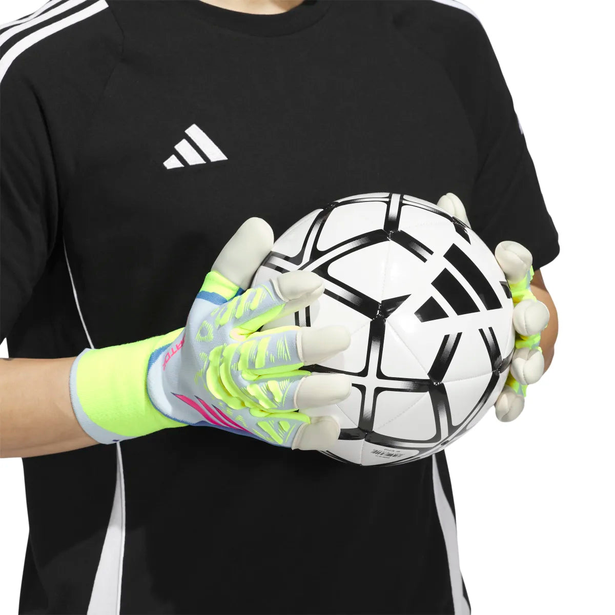 adidas Adult Predator Pro Hybrid Goalkeeper Gloves Soccer Goalie Gloves Adult