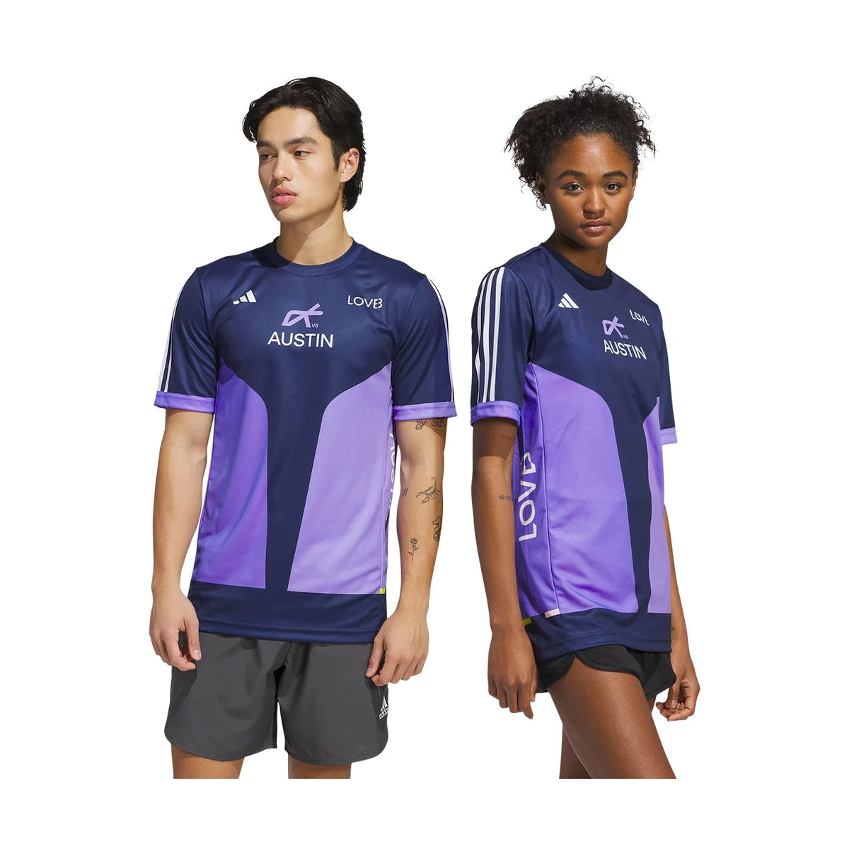 adidas Unisex LOVB - Austin Volleyball Jersey-9