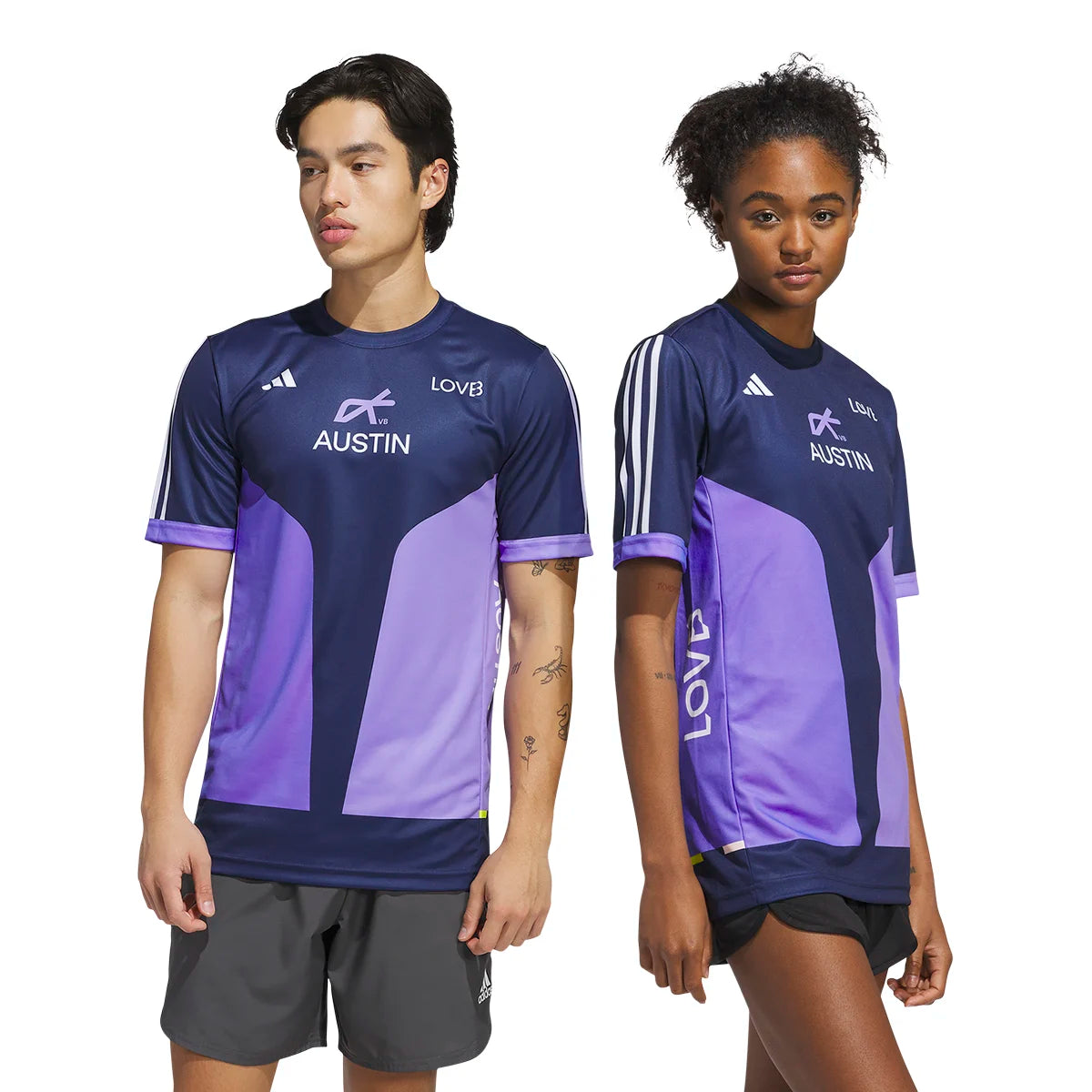 adidas Unisex LOVB - Austin Volleyball Jersey-9