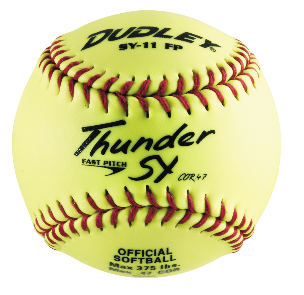 Dudley One Dozen Non-Association Thunder SY Fastpitch Softballs