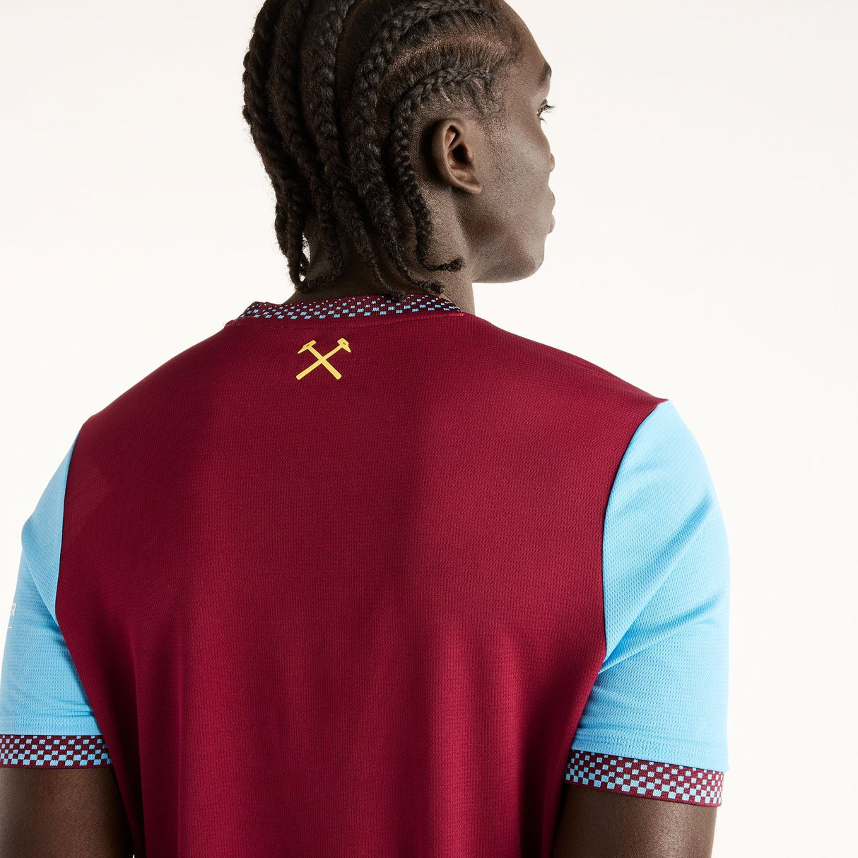 New Balance Adult West Ham United 26/27 Home Short Sleeve Soccer Jersey-4