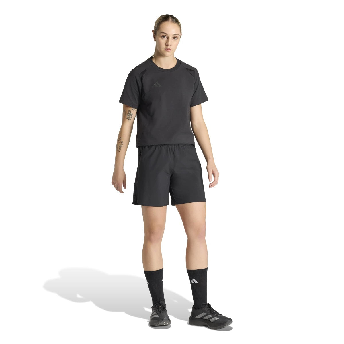 adidas Women's Tiro Travel Woven Shorts-4