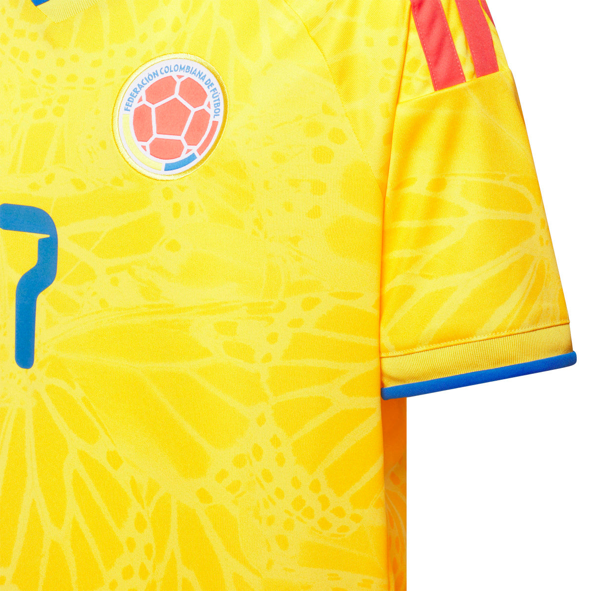 adidas Youth Colombia 26 Home Diaz Youth Jersey-4