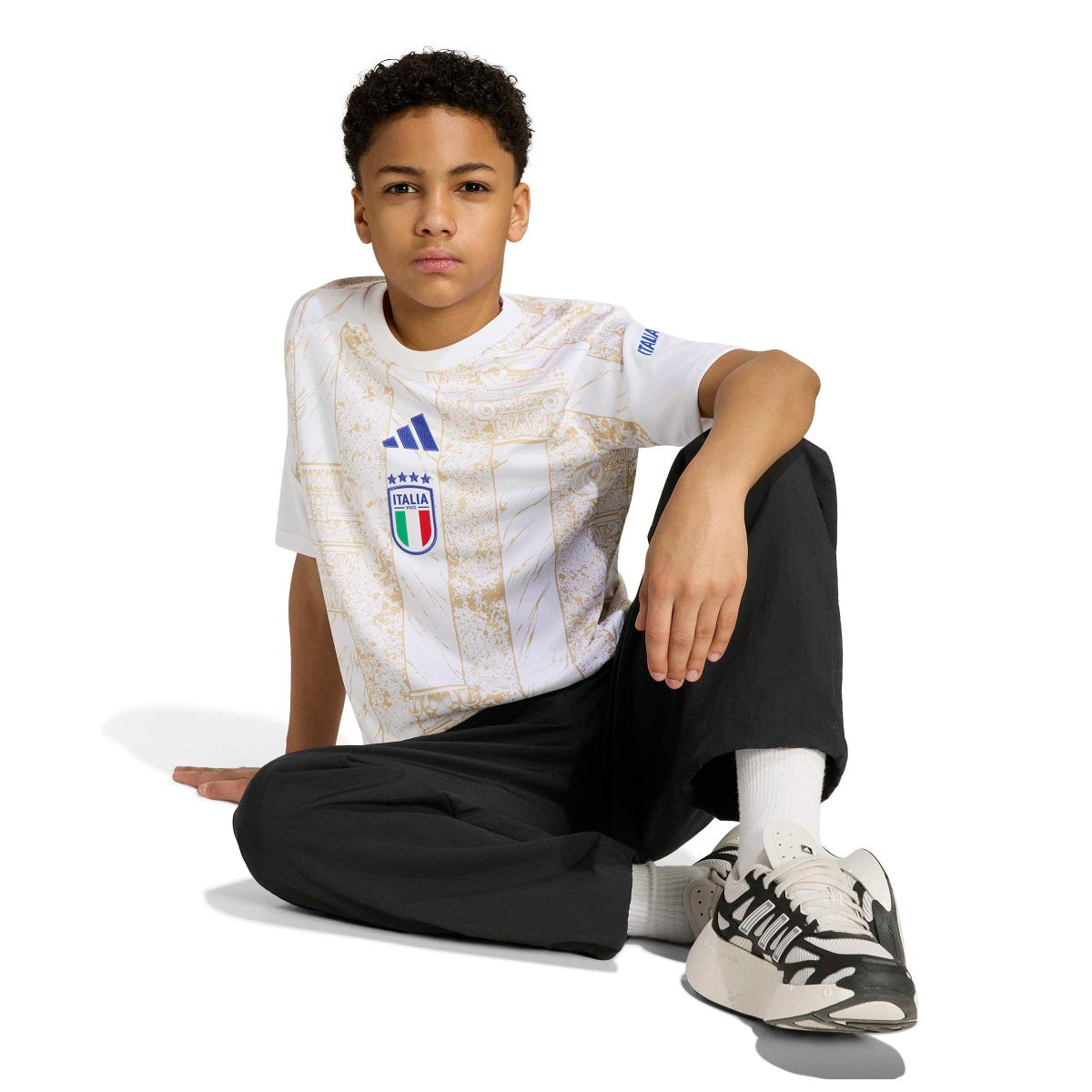 adidas Youth Italy 26 Home Pre-Match Jersey-5