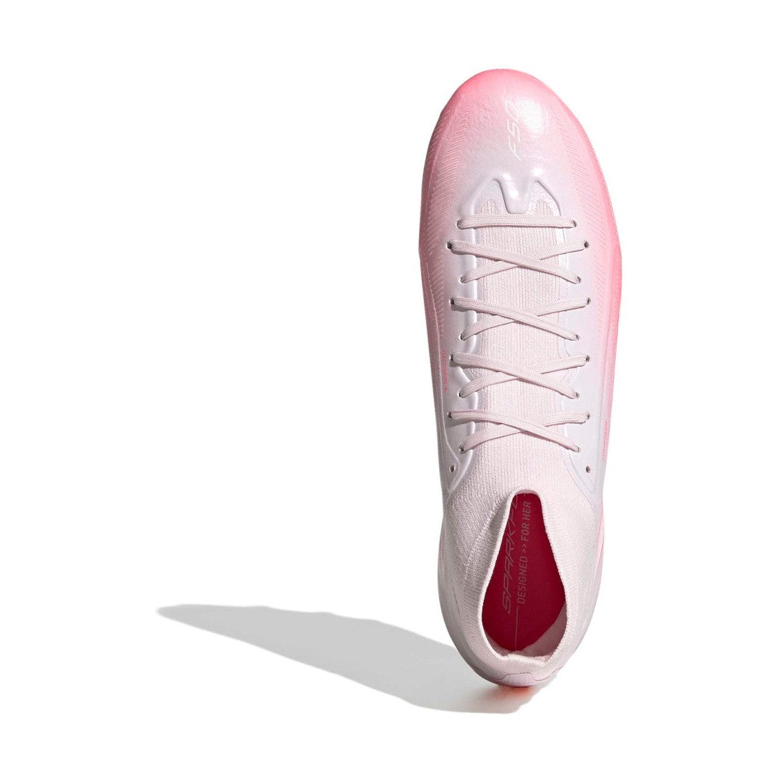 7/8 adidas Women's F50 Sparkfusion Pro Mid Cut FG/AG Soccer Cleats-3