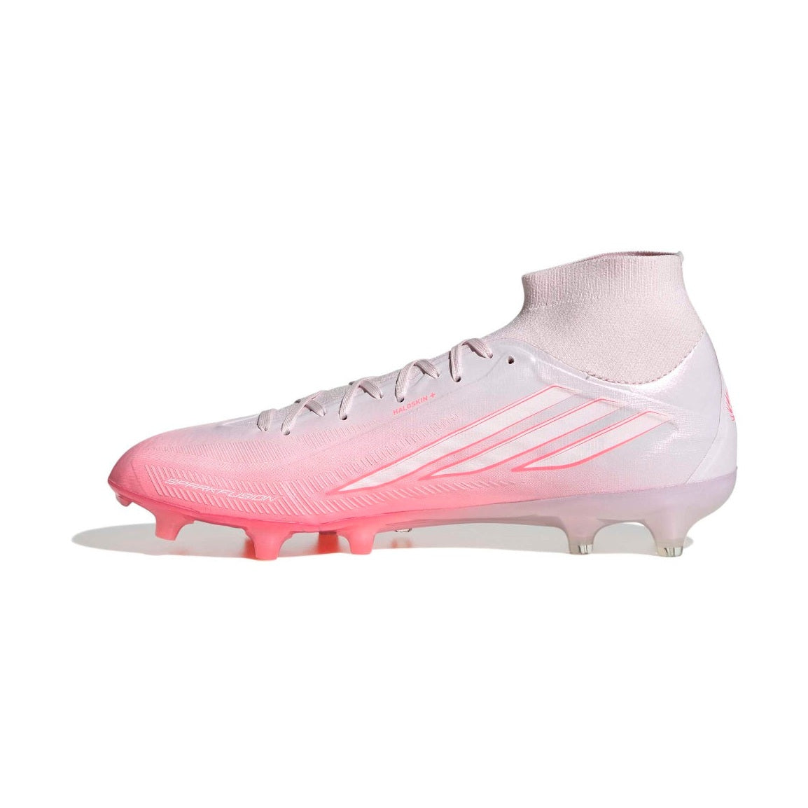 7/8 adidas Women's F50 Sparkfusion Pro Mid Cut FG/AG Soccer Cleats-2