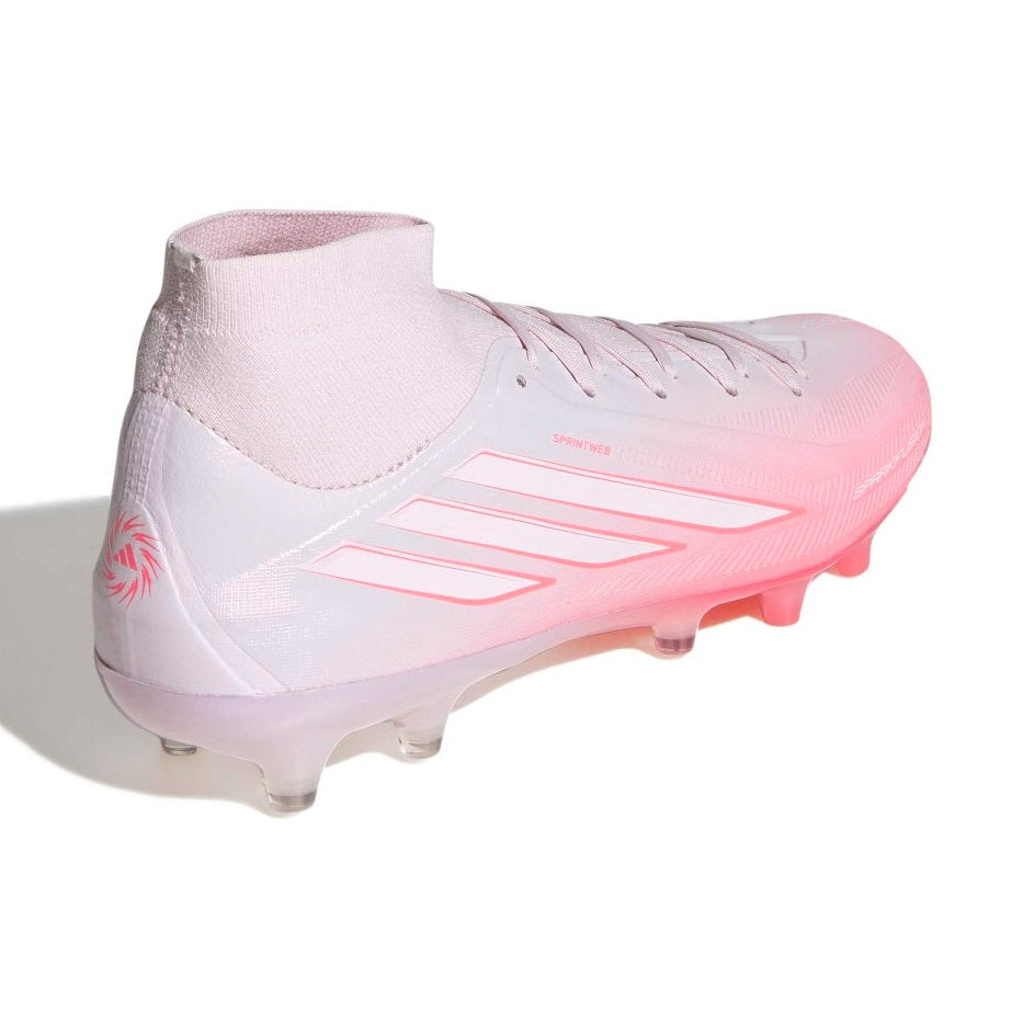 7/8 adidas Women's F50 Sparkfusion Pro Mid Cut FG/AG Soccer Cleats-6