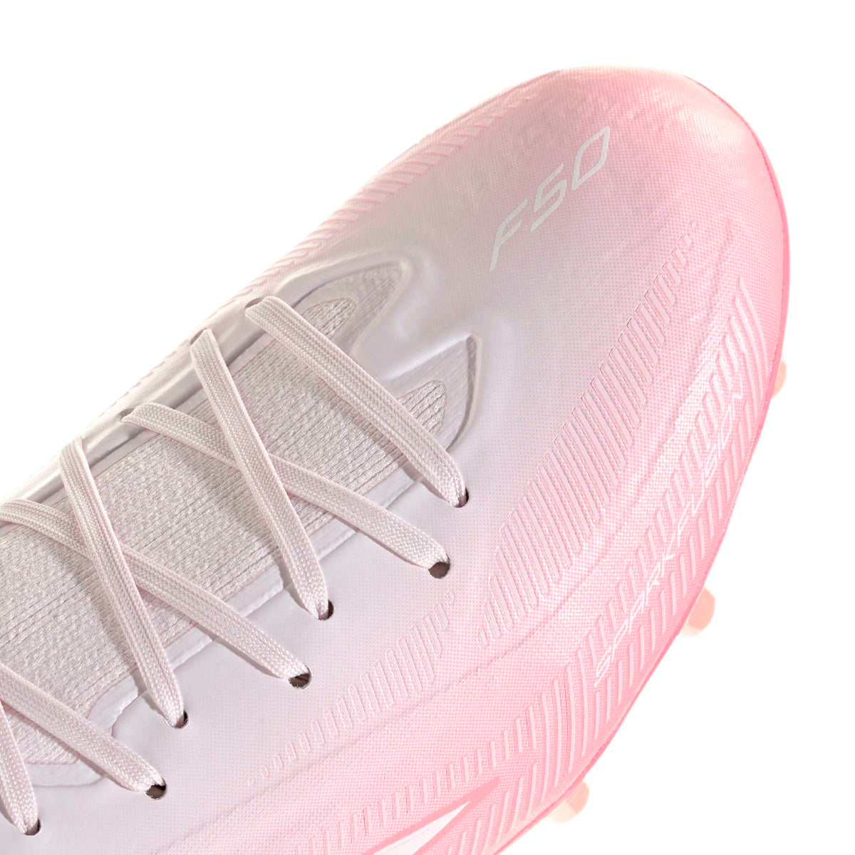 7/8 adidas Women's F50 Sparkfusion Pro Mid Cut FG/AG Soccer Cleats-8
