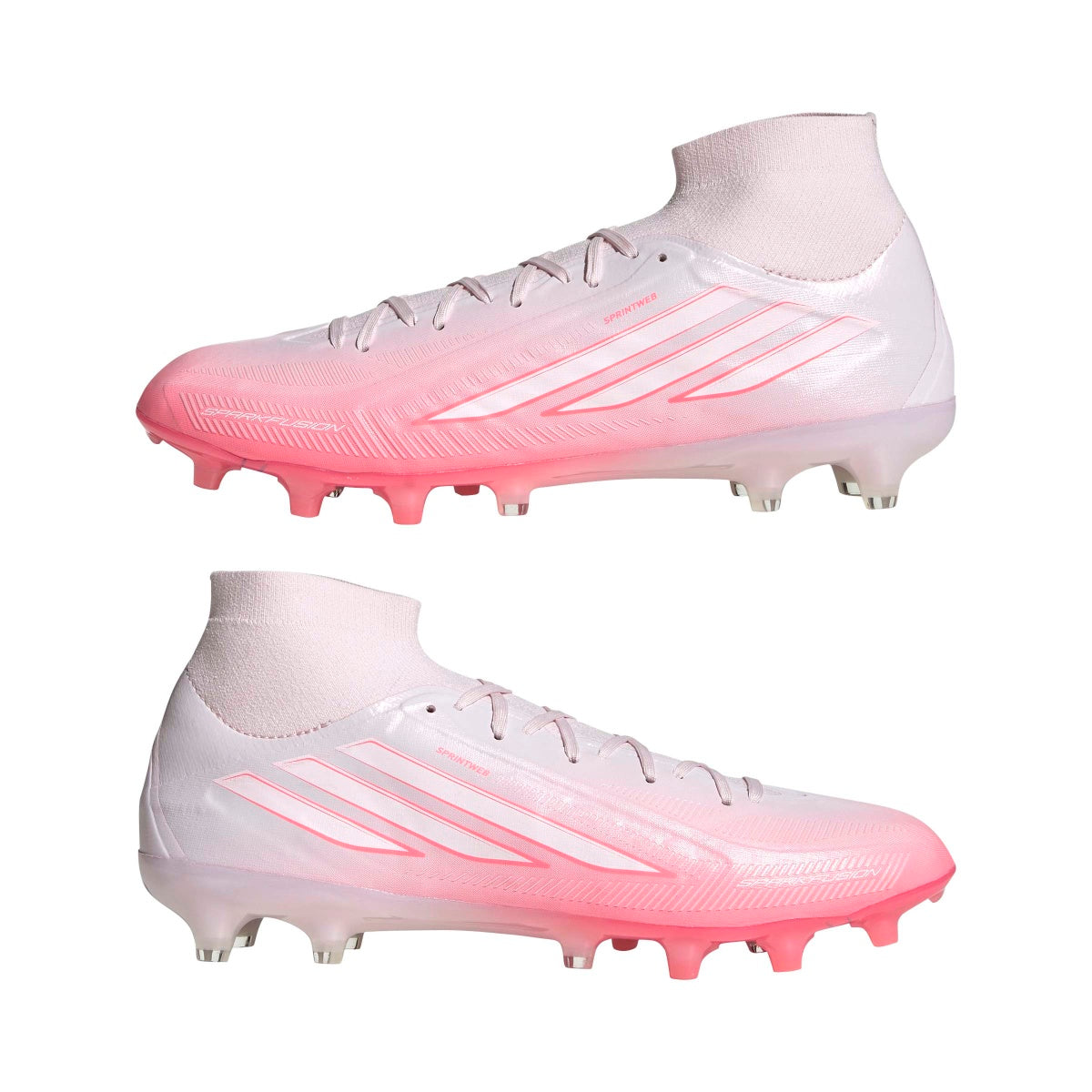 7/8 adidas Women's F50 Sparkfusion Pro Mid Cut FG/AG Soccer Cleats-9