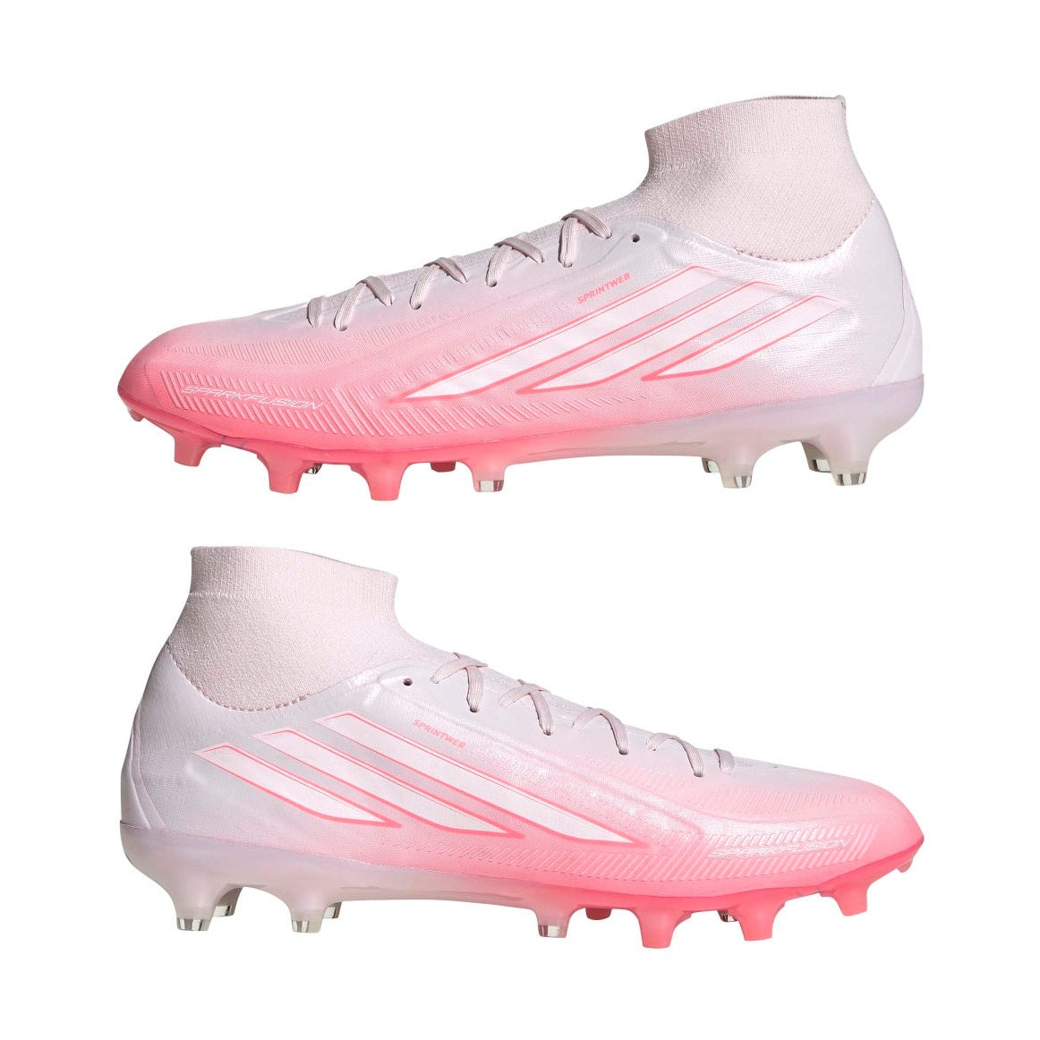 7/8 adidas Women's F50 Sparkfusion Pro Mid Cut FG/AG Soccer Cleats-9