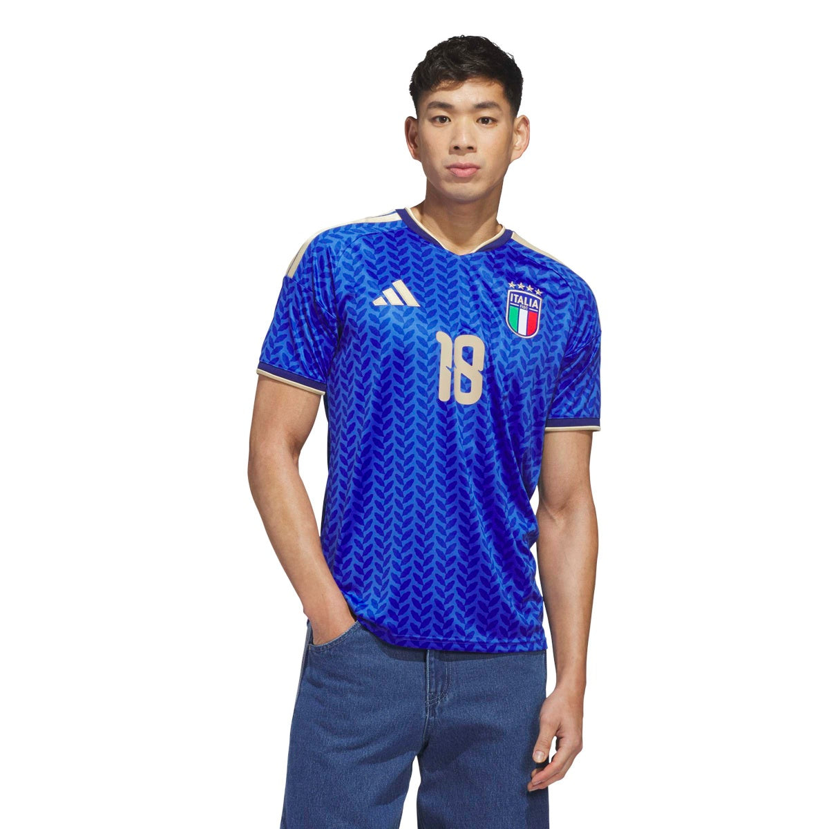adidas Men's Italy 26 Home Replica Jersey-4