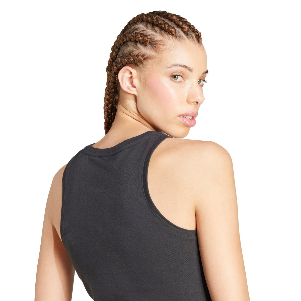 adidas Women's Essentials Linear Slim Cotton Tank-6