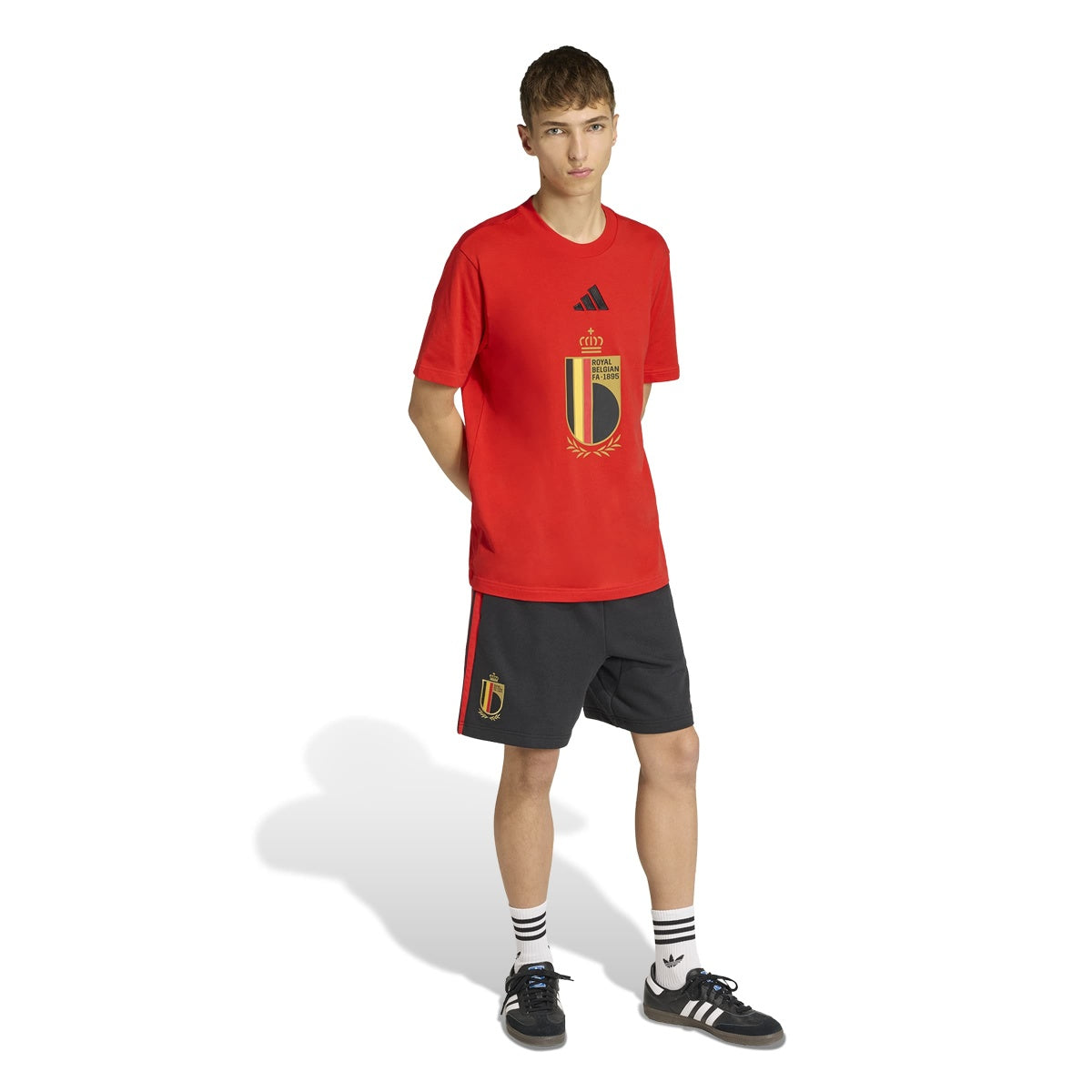 adidas Men's Belgium Dna Graphic T-Shirt-4